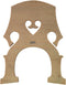 Aubert Deluxe French Double‑Bass Bridge #22L 3/4 147 mm Medium‑Heart