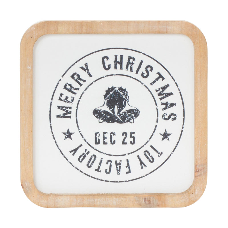 Melrose Holiday Mail Stamp Plaque (Set of 12)