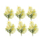 Melrose Mimosa Leaf Berry Spray (Set of 6)