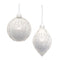 Melrose Glittered Ornaments (Set of 6)