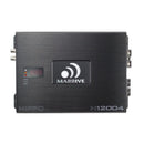 Massive Audio HIPPO H12004 1200 Watt 4-Channel Car Amplifier