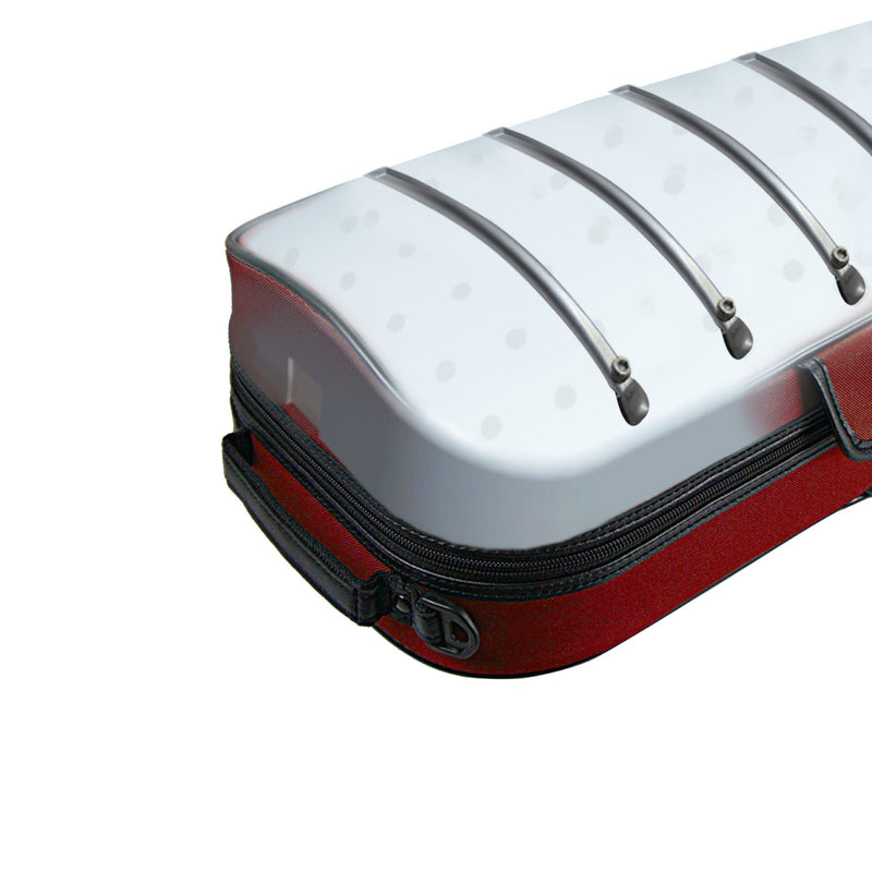 Pedi NiteFlash Viola Case 16.5" Red with Steel-Shield & Reflective Strips