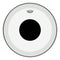 Remo Powerstroke 3 Clear 20" Bass Drumhead w/ Top Black Dot - P3-1320-10