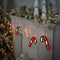 Melrose Candy Cane Ekkolight Garland 68"L