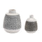 Melrose Bubbled Ceramic Bud Vase (Set of 4)