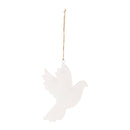 Melrose Metal Dove Bird Ornament (Set of 6)