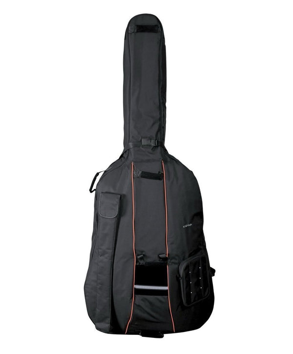 GEWA Premium 1/2 Double Bass Gig Bag w/ Back Pack Strap & 10mm Padding - Black