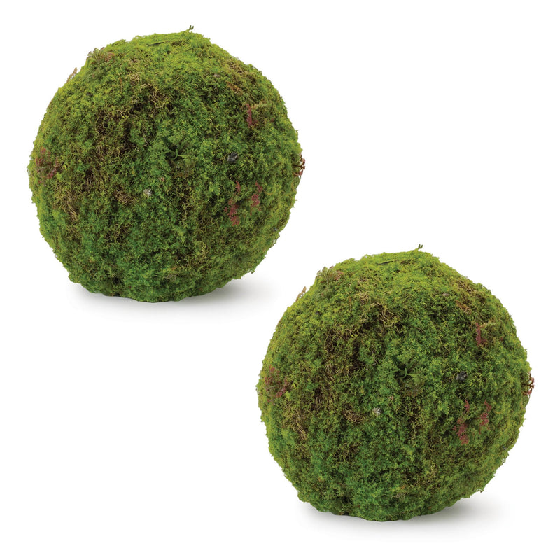 Melrose Faux Moss Orb (Set of 2)