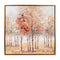 Melrose Framed Tree Landscape Wall Canvas 24"SQ, Wood