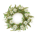 Melrose Mixed Pincushion Floral Wreath 22"D