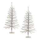 Melrose Tinsel Pine Tree (Set of 2)
