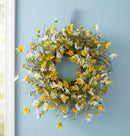 Mixed Daisy Floral Wreath 24"D