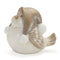 Melrose Glittered Winter Bird with Hat (Set of 4)