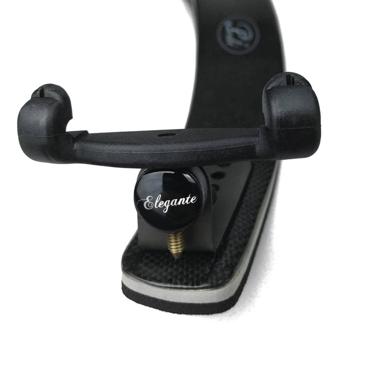 Pedi Elegante Viola Shoulder Rest – Carbon Fiber with Titanium Hardware