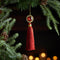 Melrose Holiday Jewel Tassle Ornament (Set of 6)