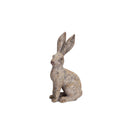 Melrose Weathered Stone Garden Rabbit Figurine (Set of 2) Multicolor