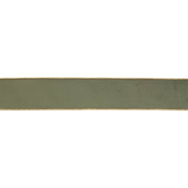 Melrose Green Wired Ribbon (Set of 2)