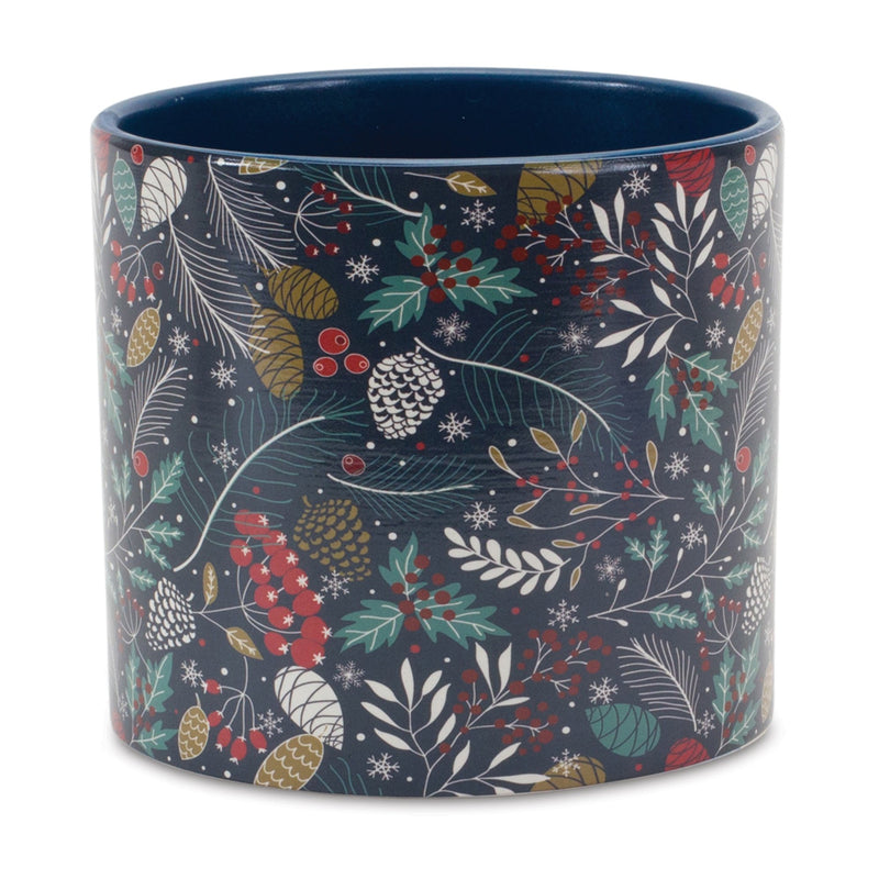 Melrose Berry and Pine Tree Holiday Planter (Set of 4)