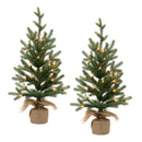 Melrose LED Pine Tree with Burlap Base 27"H