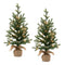 Melrose LED Pine Tree with Burlap Base 27"H