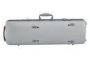 GEWA PURE Violin Case Polycarbonate Silver "Fun" Oblong w/Subway Handle 4/4-3/4