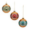 Glass Reflector Ball Ornament (Set of 12)