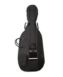 GEWA Prestige Rolly 4/4 Cello Gig Bag w/ Wheels, Back Straps & Padding - Black