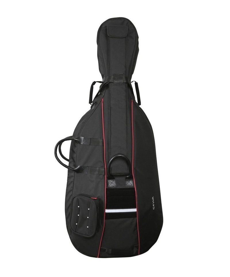 GEWA Prestige Rolly 4/4 Cello Gig Bag w/ Wheels, Back Straps & Padding - Black