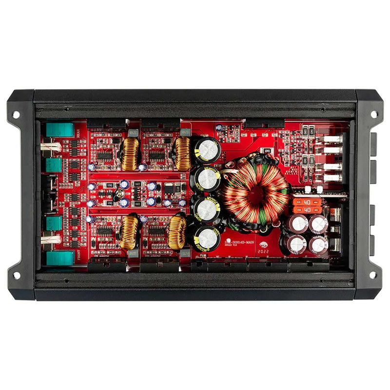DS18 SXE-3000.4D/BK 4-Channel 1280W RMS Amplifier - Black