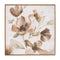 Melrose Wood Floral Block Plaque Wall Decor, Wood, Plastic