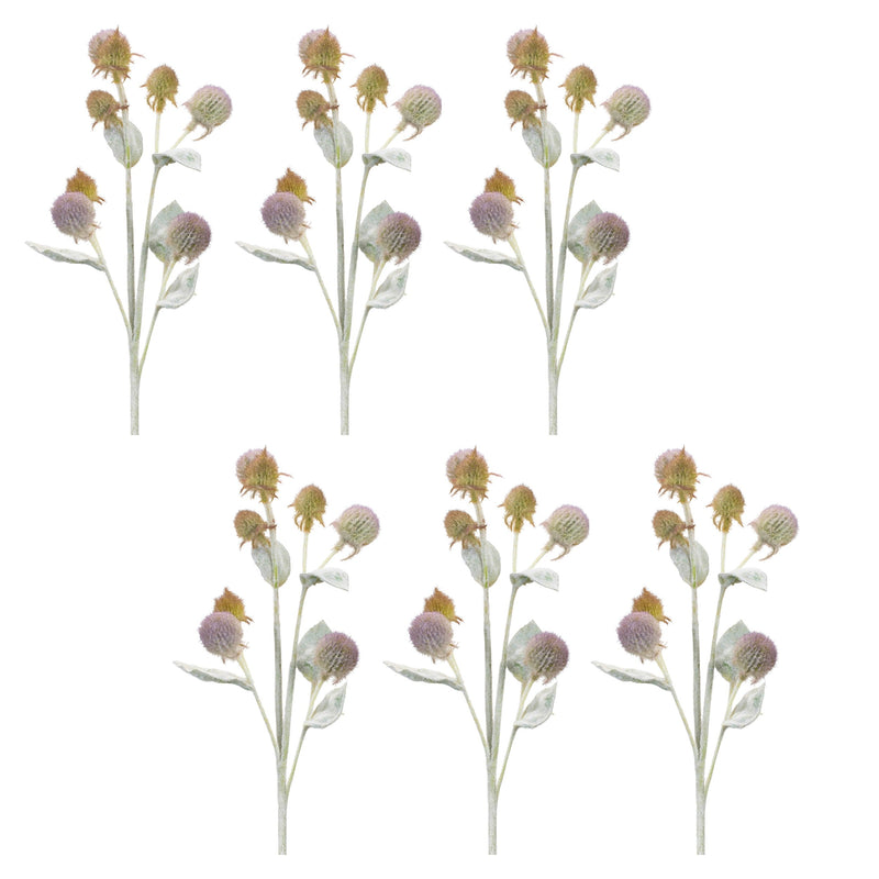 Melrose Thistle Foliage Spray (Set of 6)