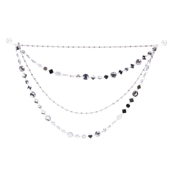 Melrose Jewel Bead and Chain Link Garland (Set of 2)