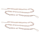 Melrose Wood Beaded String Garland (Set of 2)