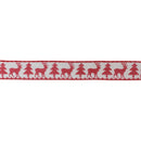 Melrose Tree and Deer Holiday Ribbon (Set of 2)