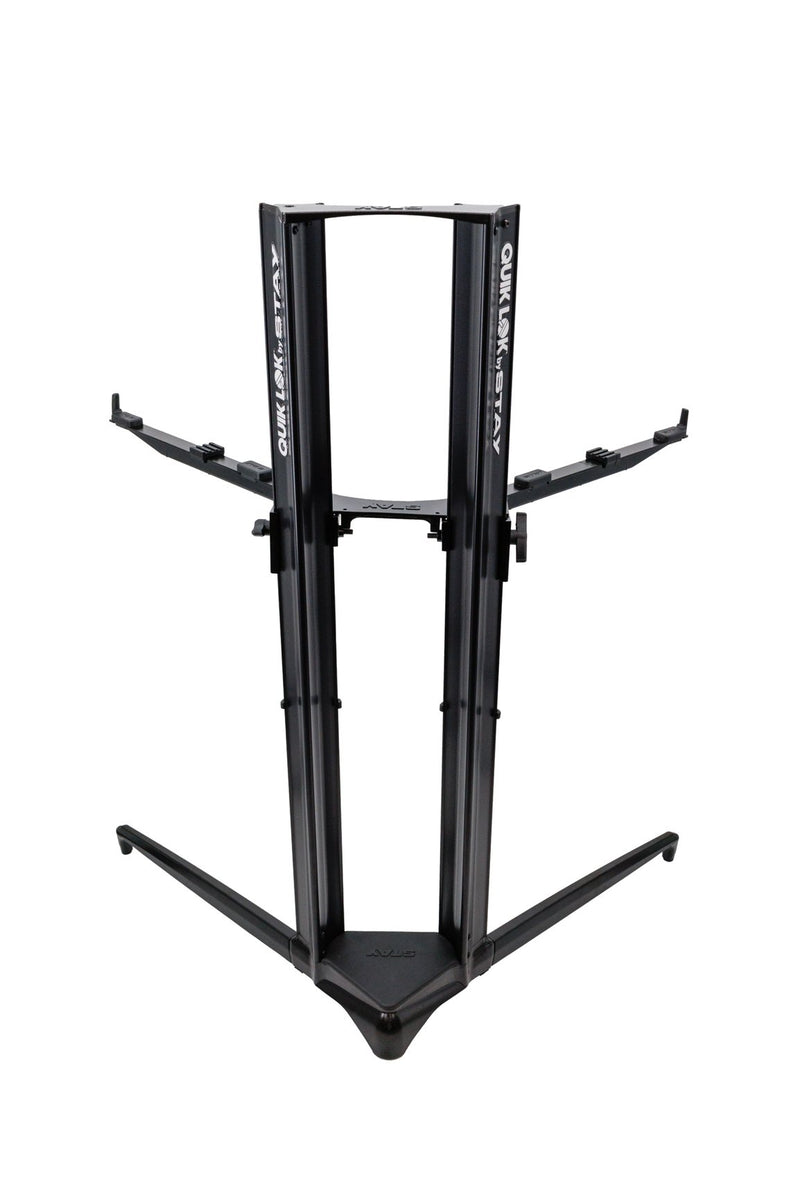 Quik Lok Stay Piano 1200 1-Tier Keyboard Stand - Black