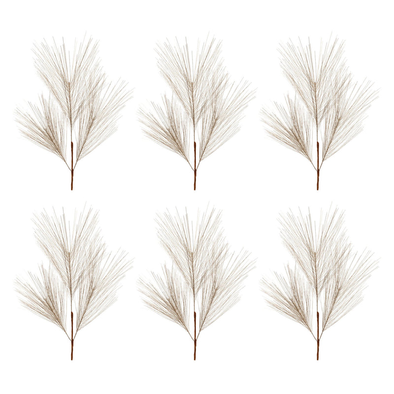 Melrose Silver Long Needle Pine Spray (Set of 6)