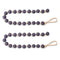 Melrose Frosted Glass Bead Garland (Set of 2)