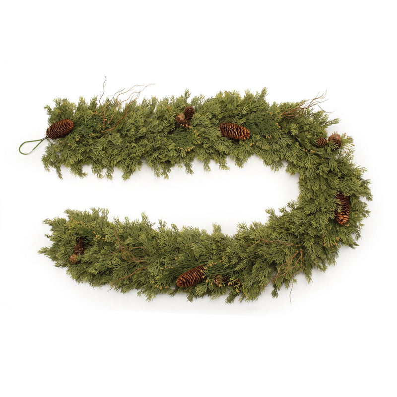 Melrose Pine and Pinecone Garland 5.5'L