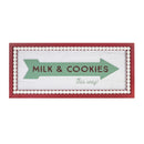 Melrose Framed Milk and Cookies Wall Sign 19.5"L