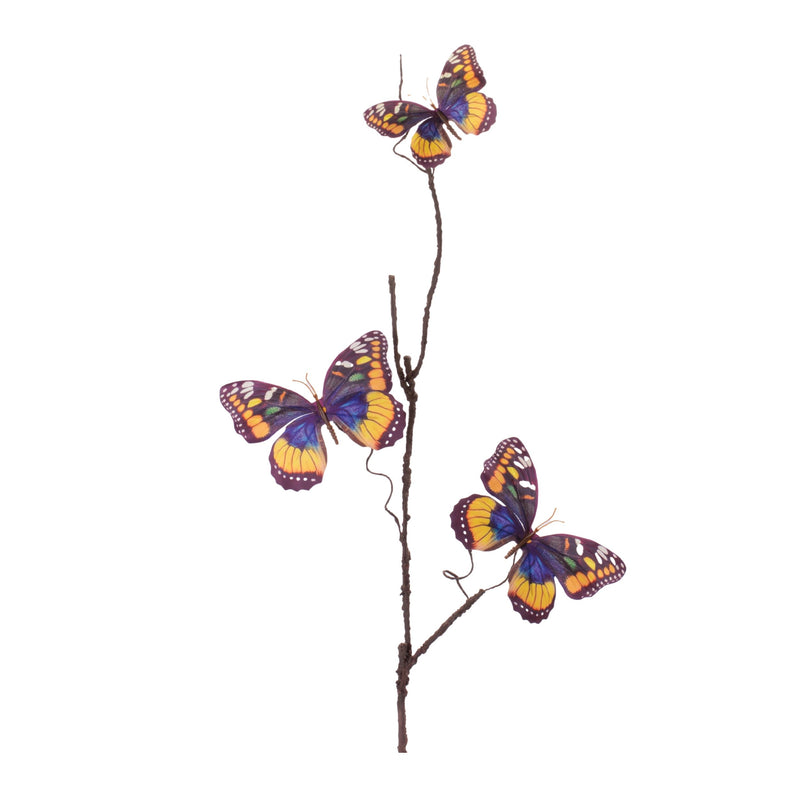 Melrose Butterfly Twig Spray (Set of 6)