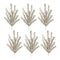 Melrose Glittered Pine Spray (Set of 6)