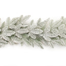 Melrose Flocked Pine Garland 6'L