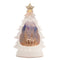 Melrose LED Winter Church Pine Tree Snow Globe 12"H