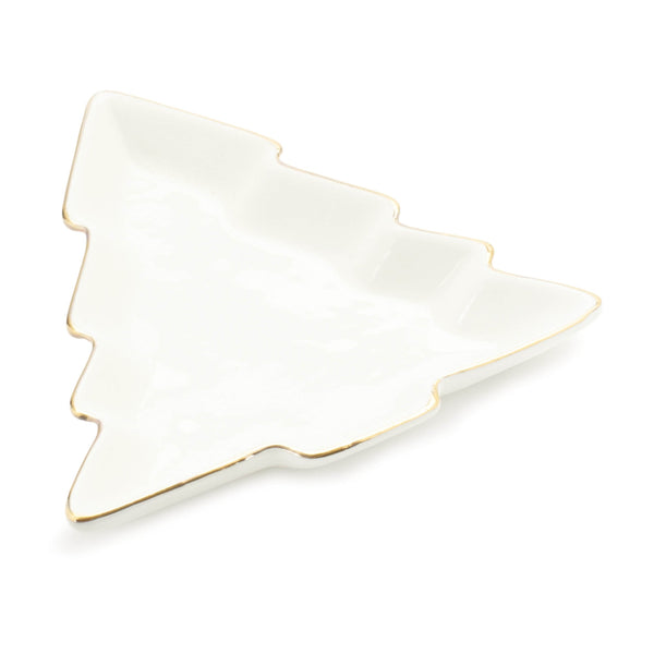 Melrose Ceramic Pine Tree Trinket Dish (Set of 6)