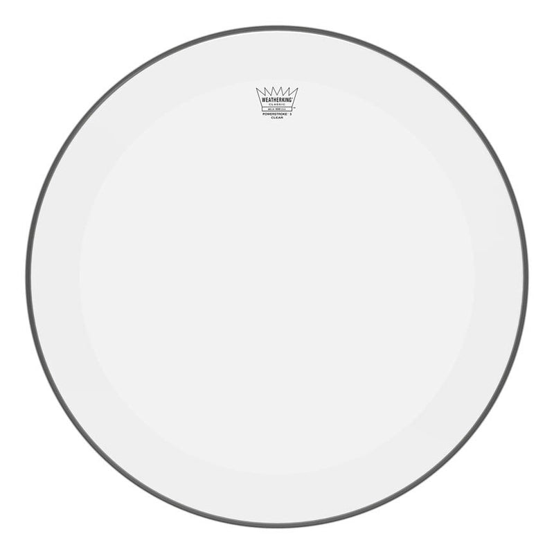 Remo Powerstroke 3 Classic Fit Clear 22" Bass Drumhead CL-1322-P3