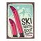 Melrose Framed Ski Lodge Wall Sign 15.5"H