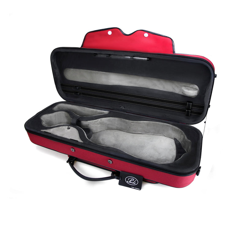 Pedi NiteFlash Viola Case 16.5" Red with Steel-Shield & Reflective Strips