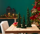 Melrose Velvet Pine Tree (Set of 3)