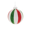 Melrose Ribbed Glass Ornament (Set of 12)