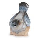 Melrose Ceramic Bird Figurines with Unglazed Accents (Set of 3) Multicolor